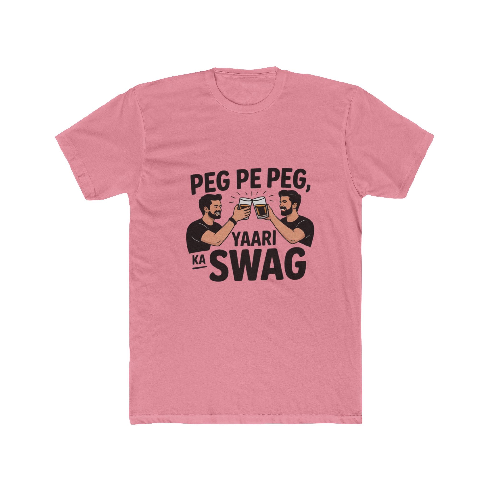 Swag with Dosti Title Design Unisex Printed T-Shirt