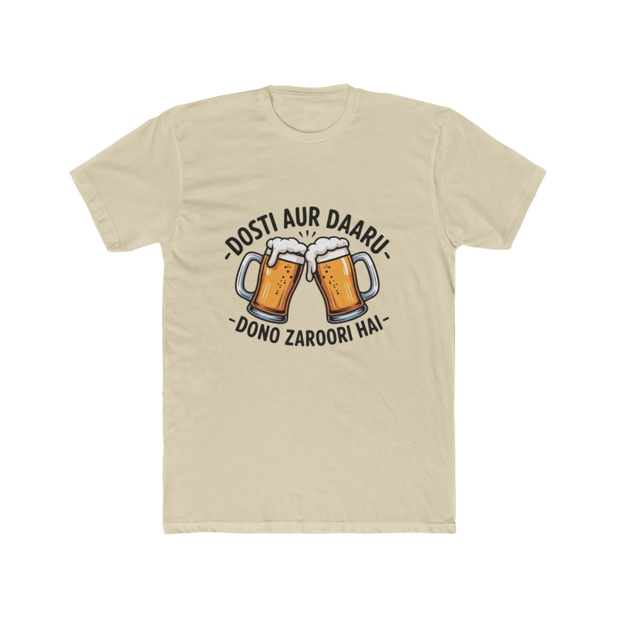 Beer Graphic Title Design Unisex Printed T-Shirt