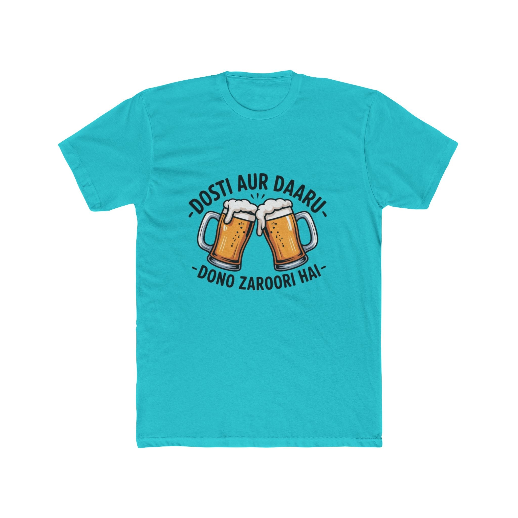 Beer Graphic Title Design Unisex Printed T-Shirt