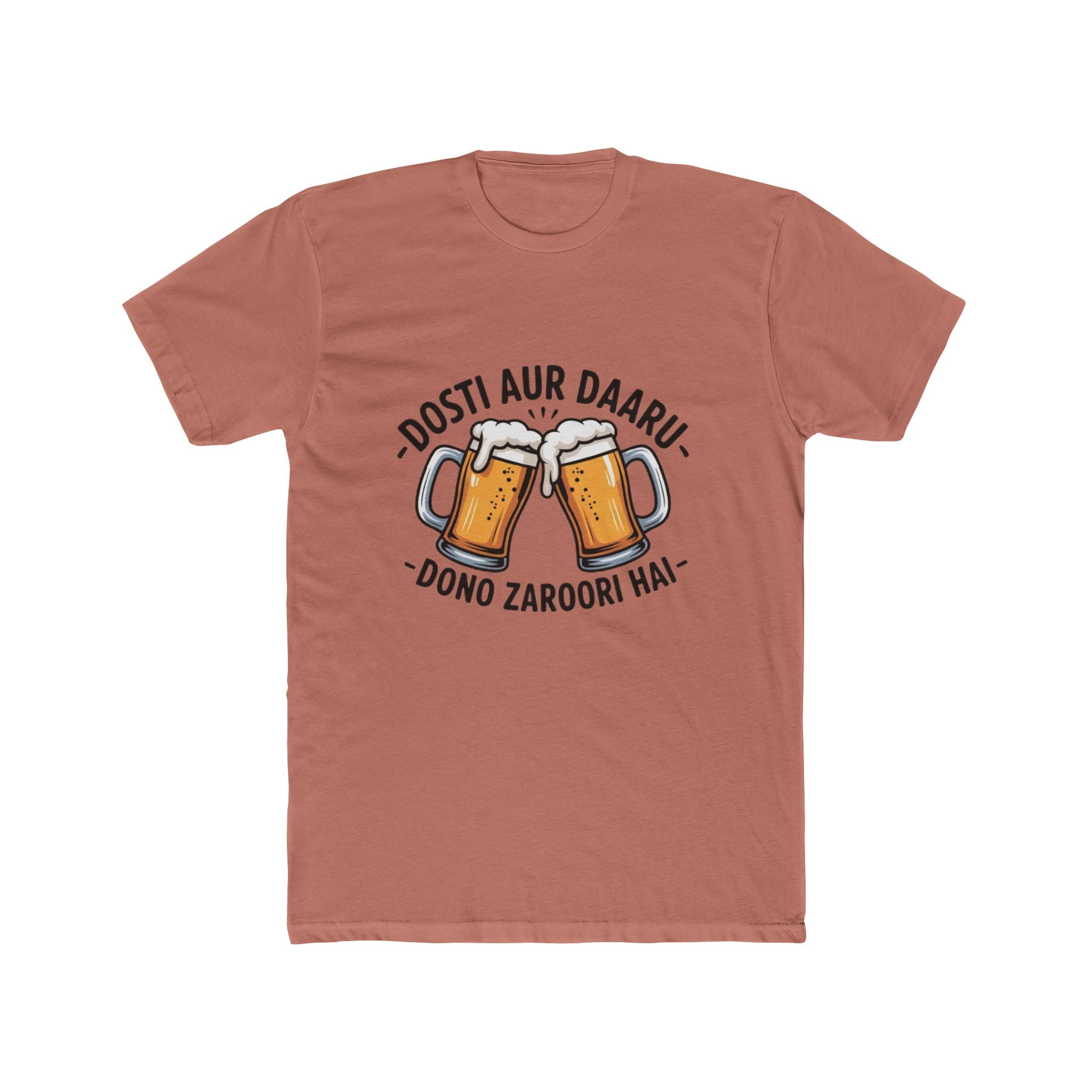 Beer Graphic Title Design Unisex Printed T-Shirt