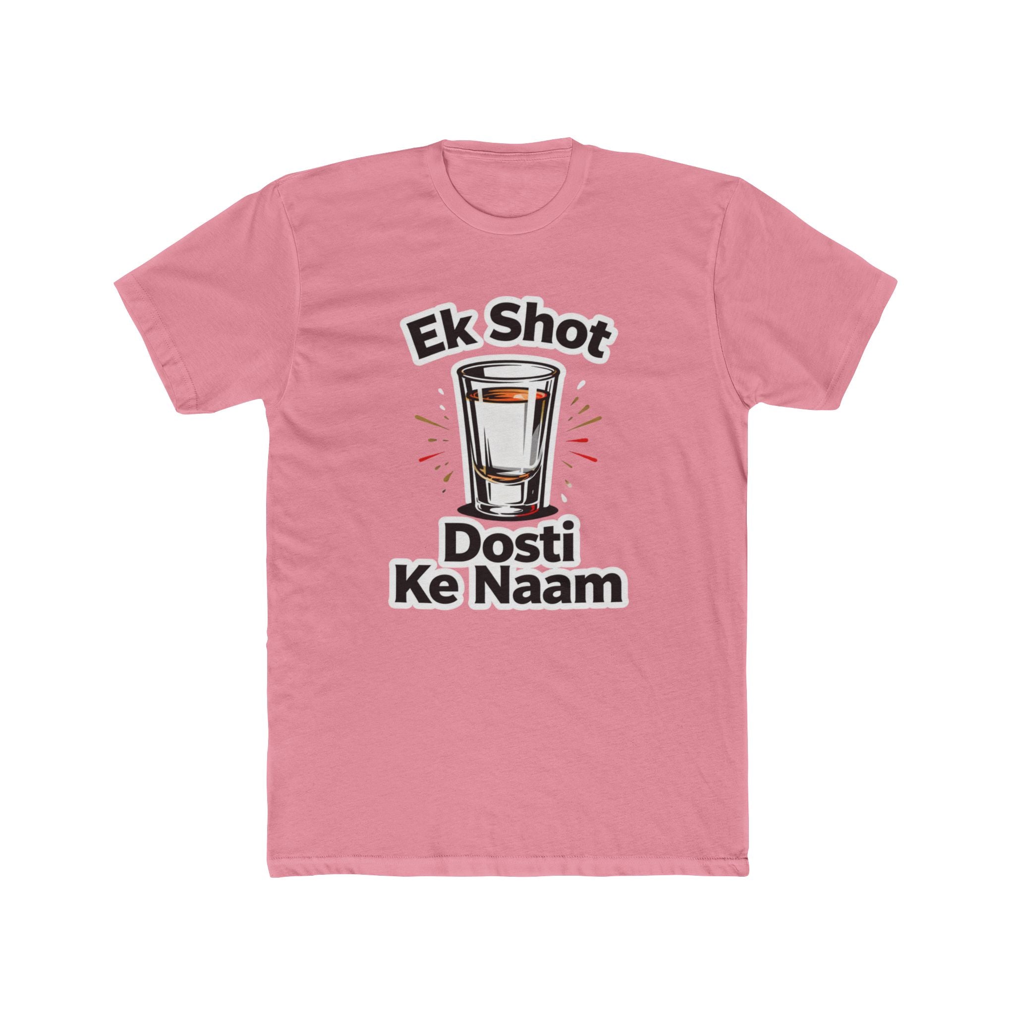 Shot with Dosti Title Design Unisex Printed T-Shirt