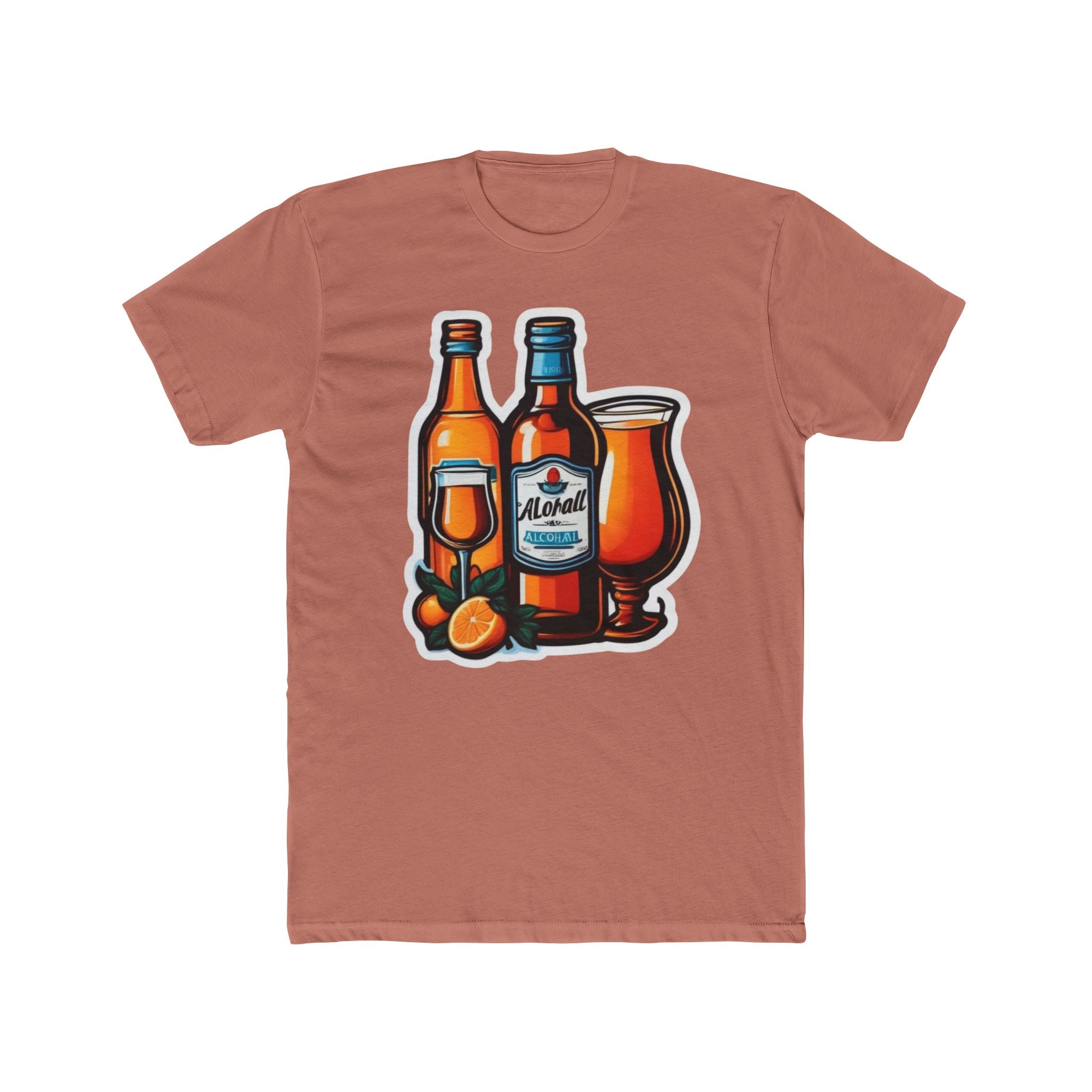 Daru Bottle Design Unisex Printed T-Shirt