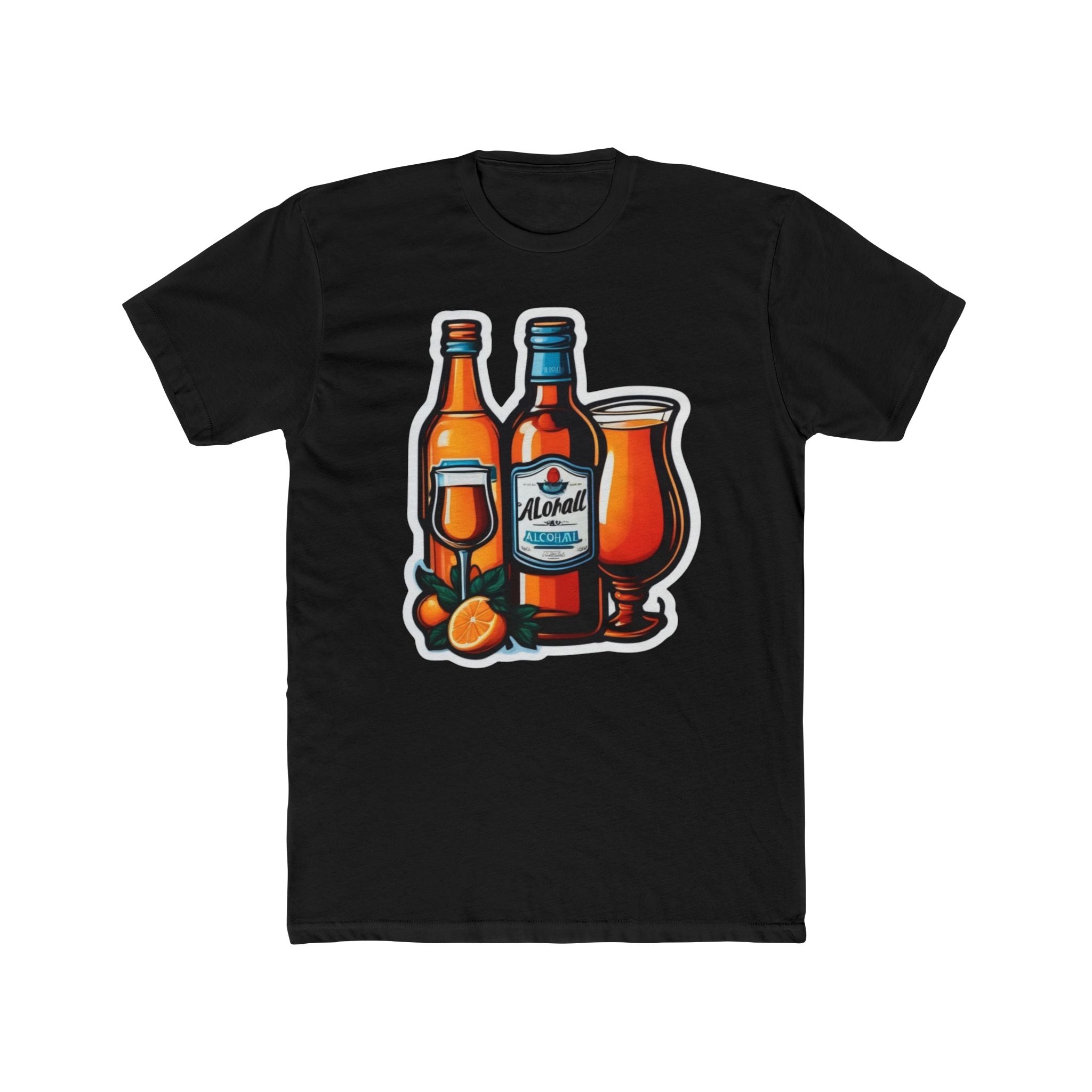 Daru Bottle Design Unisex Printed T-Shirt