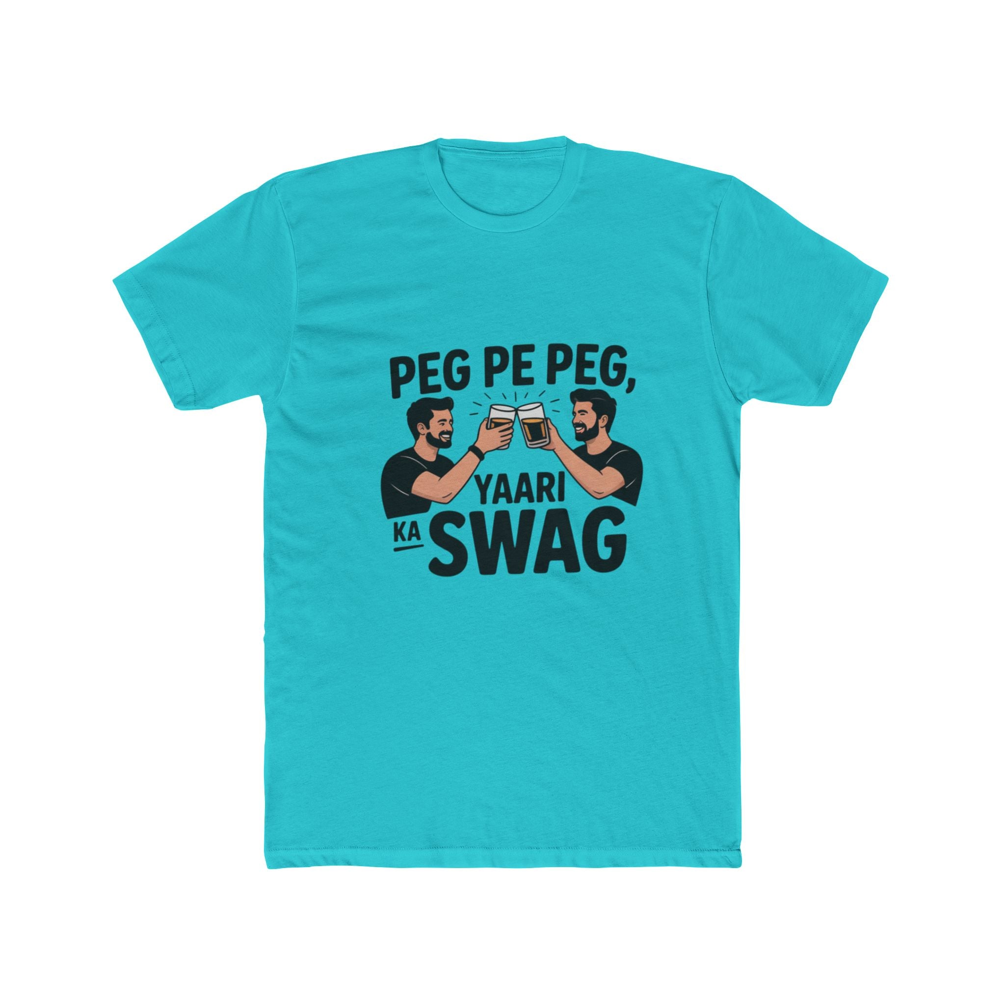 Swag with Dosti Title Design Unisex Printed T-Shirt