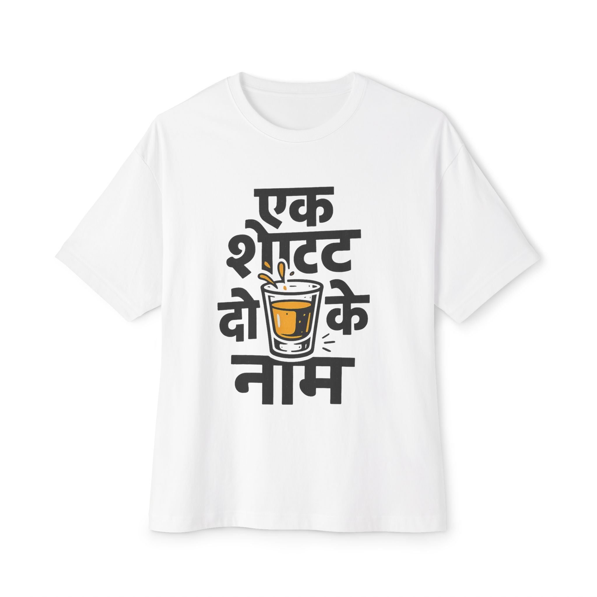Shot with Dosti Title Design Unisex Printed T-Shirt