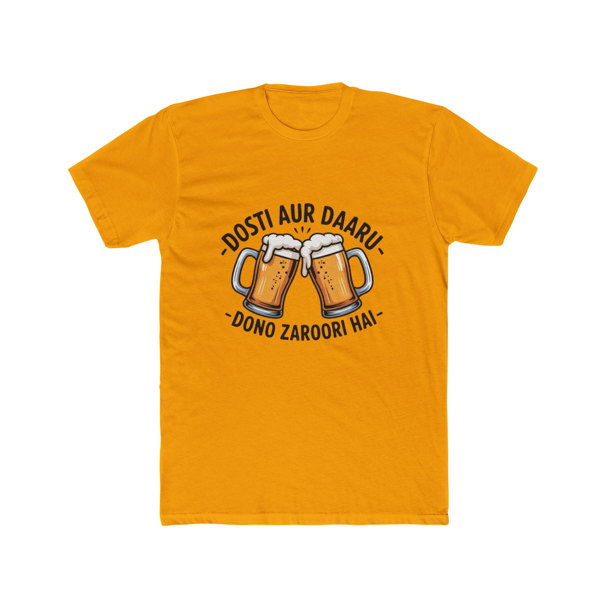 Beer Graphic Title Design Unisex Printed T-Shirt