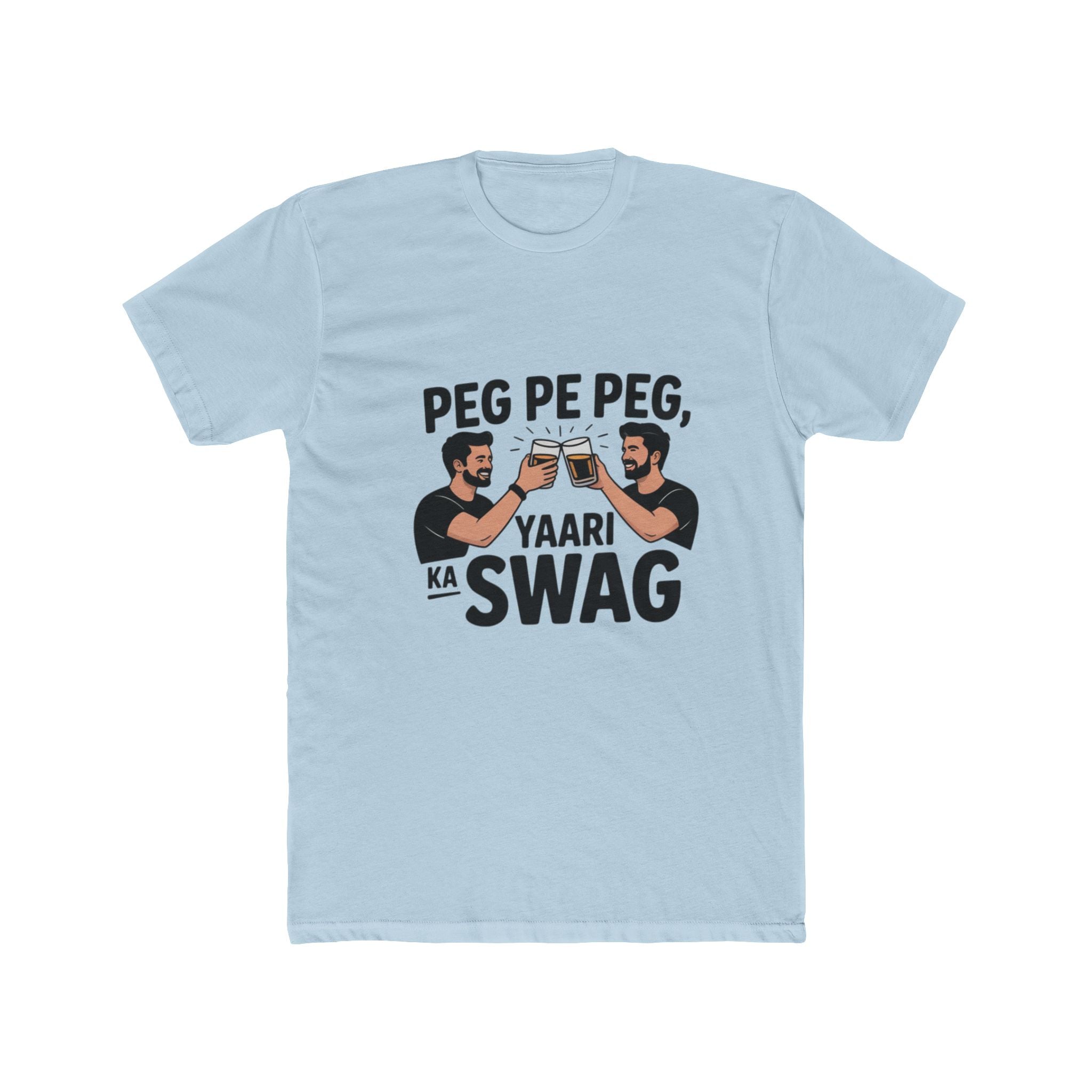 Swag with Dosti Title Design Unisex Printed T-Shirt