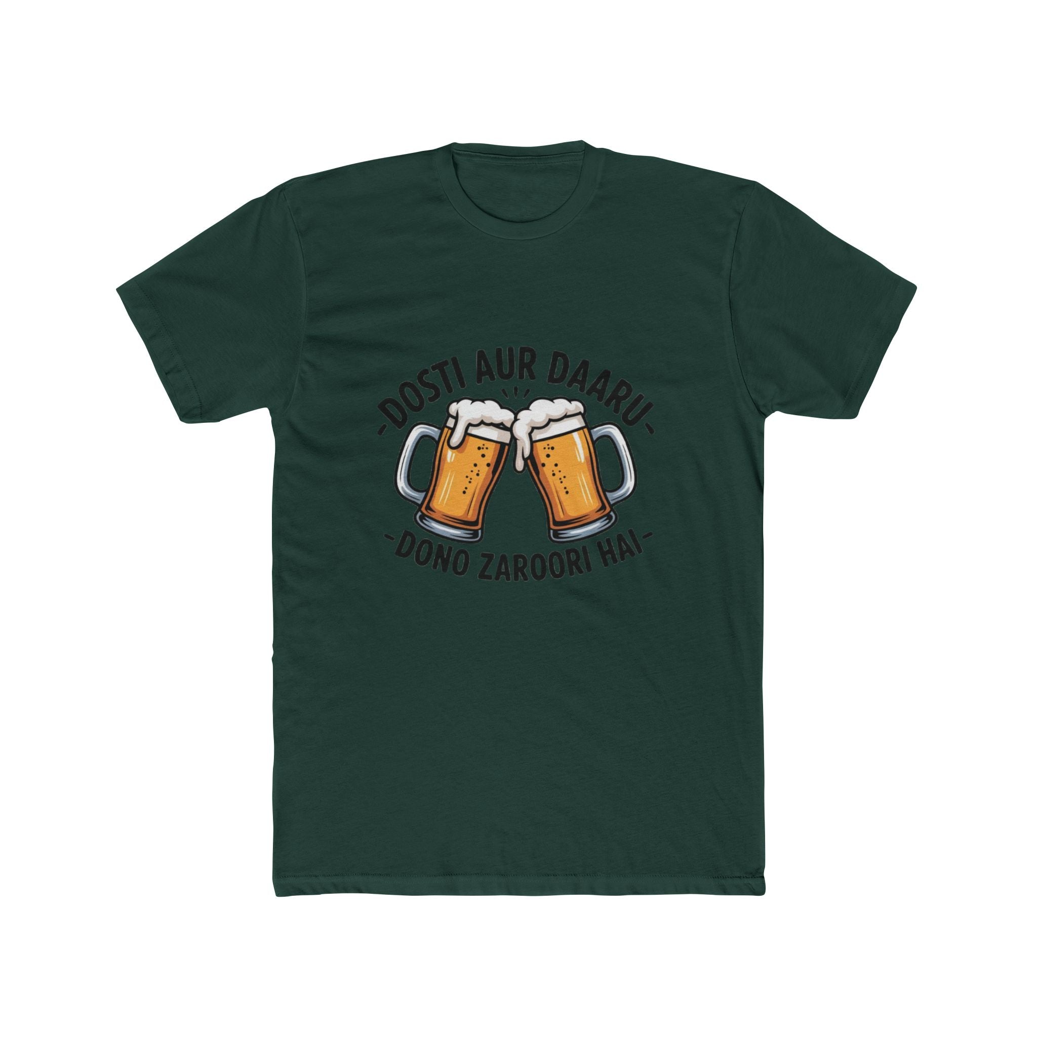 Beer Graphic Title Design Unisex Printed T-Shirt