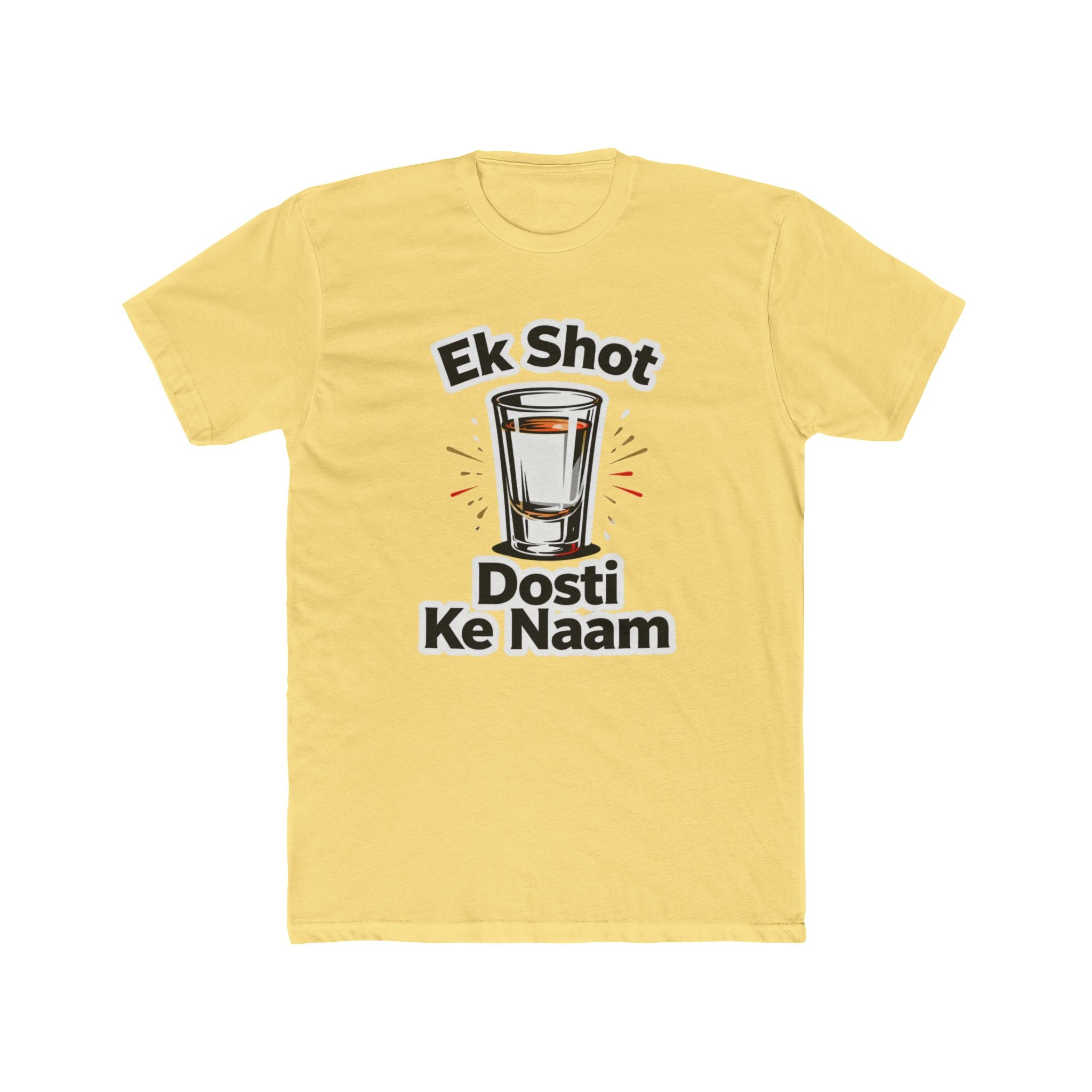 Shot with Dosti Title Design Unisex Printed T-Shirt