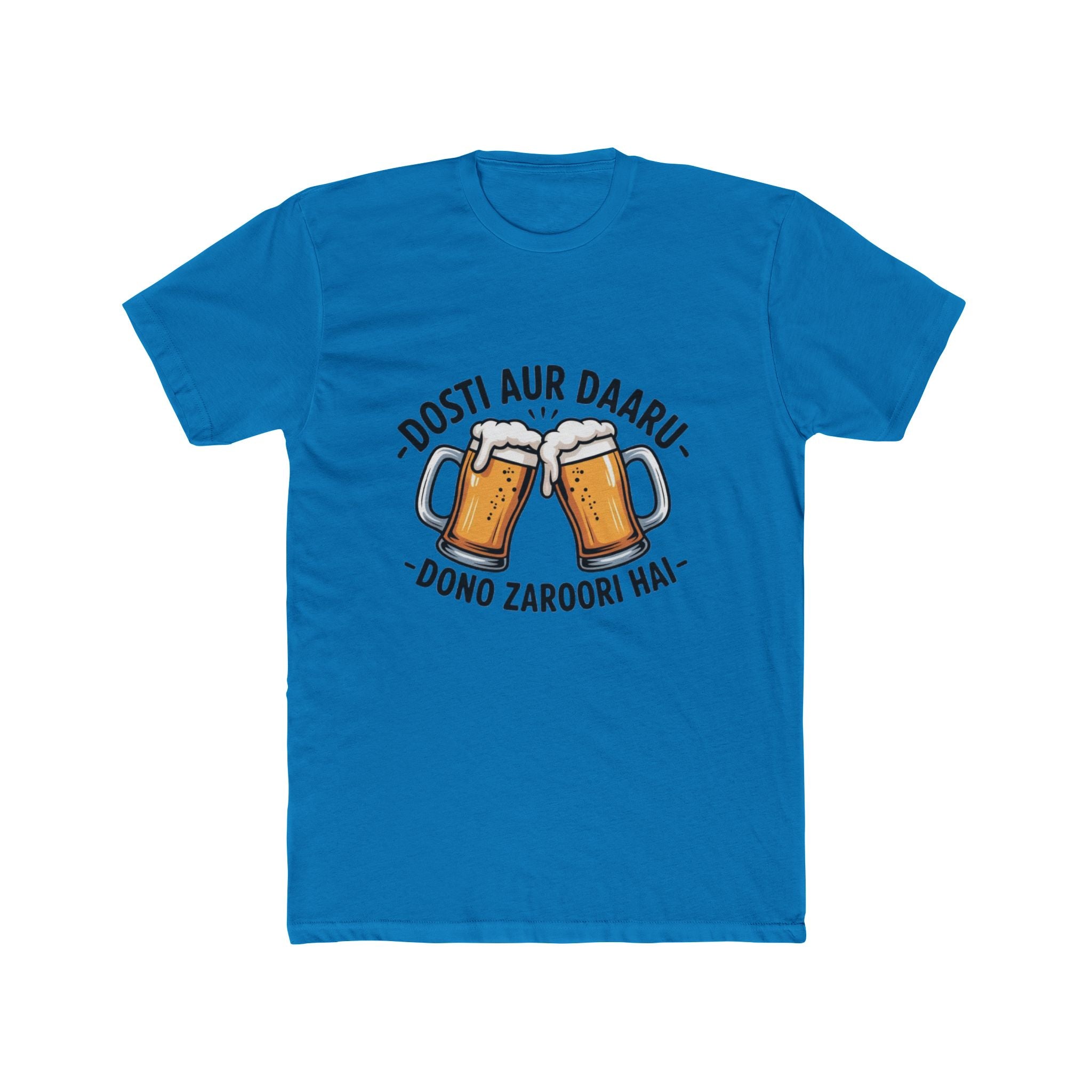 Beer Graphic Title Design Unisex Printed T-Shirt