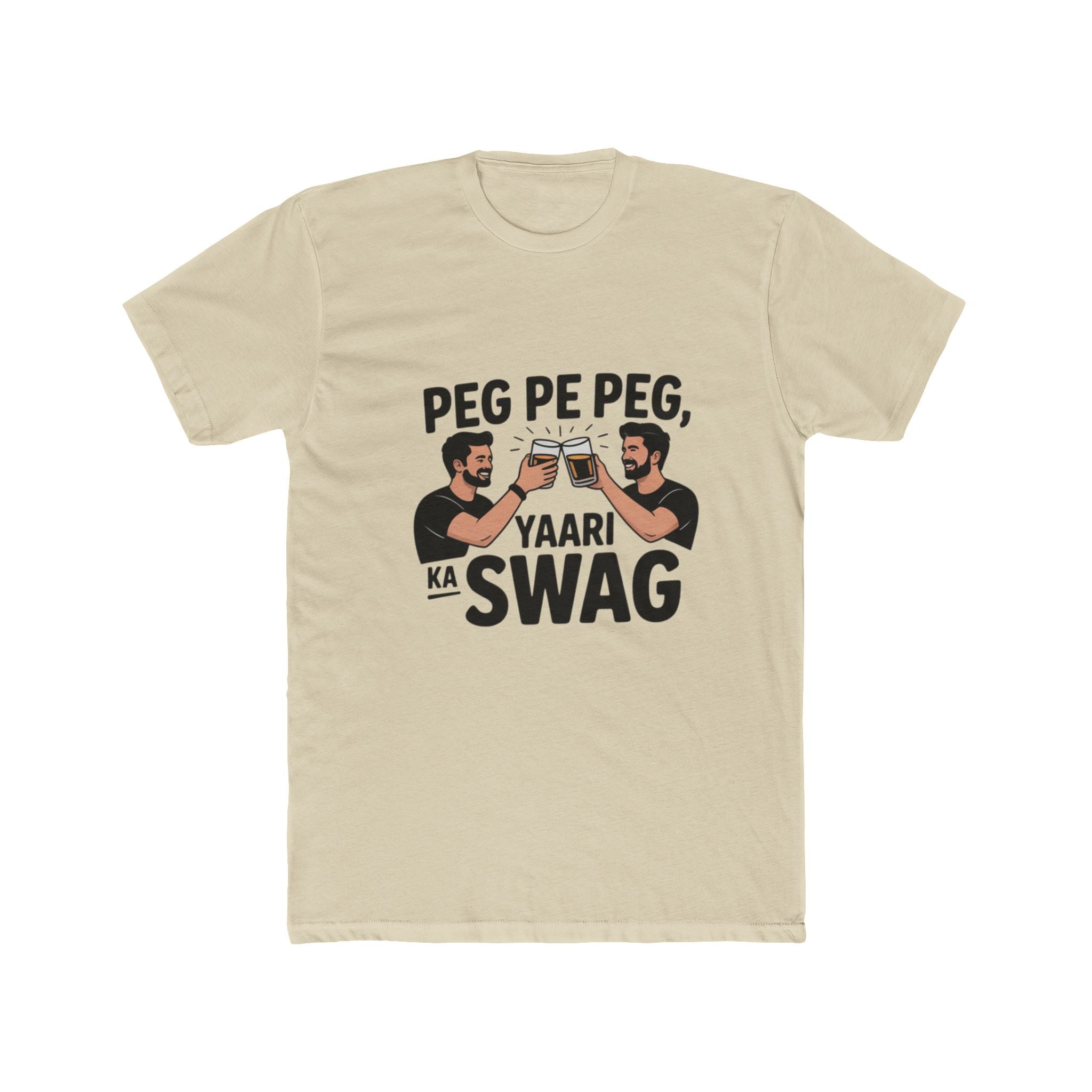 Swag with Dosti Title Design Unisex Printed T-Shirt