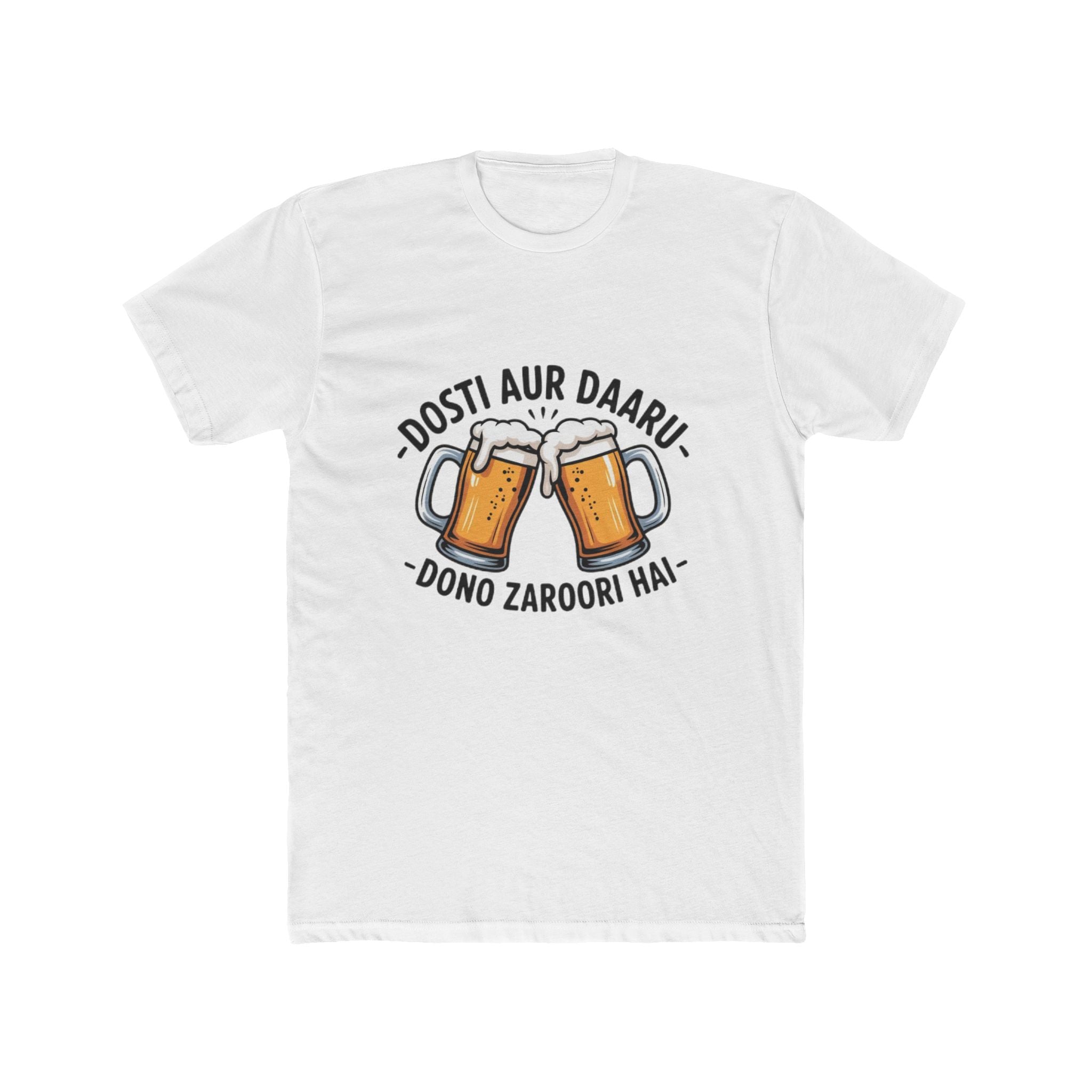 Beer Graphic Title Design Unisex Printed T-Shirt