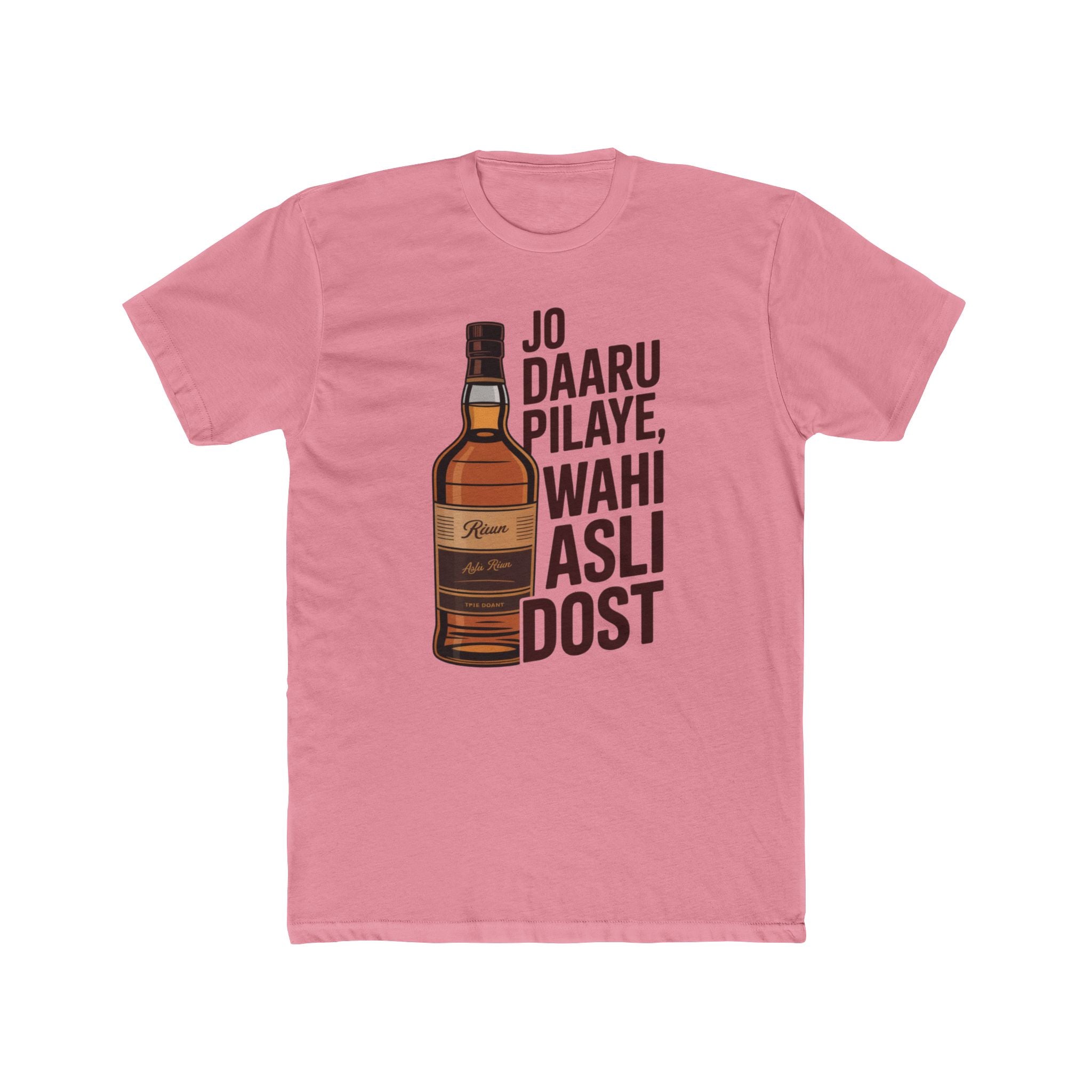 Daru with Dosti Title Design Unisex Printed T-Shirt