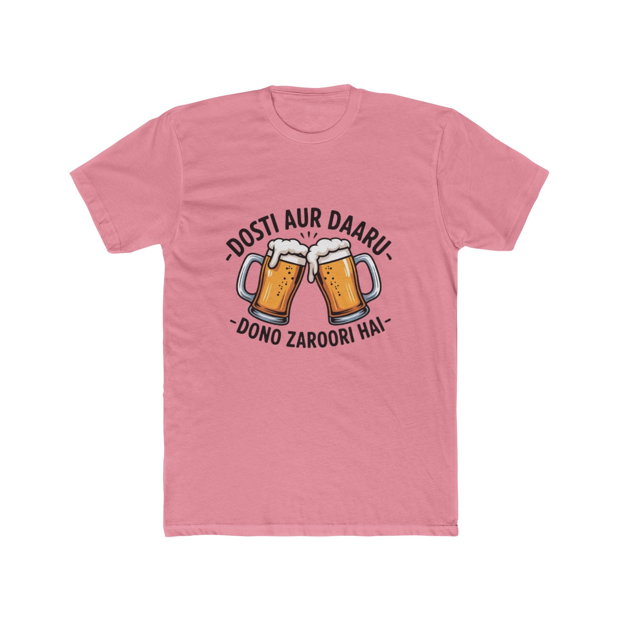 Beer Graphic Title Design Unisex Printed T-Shirt
