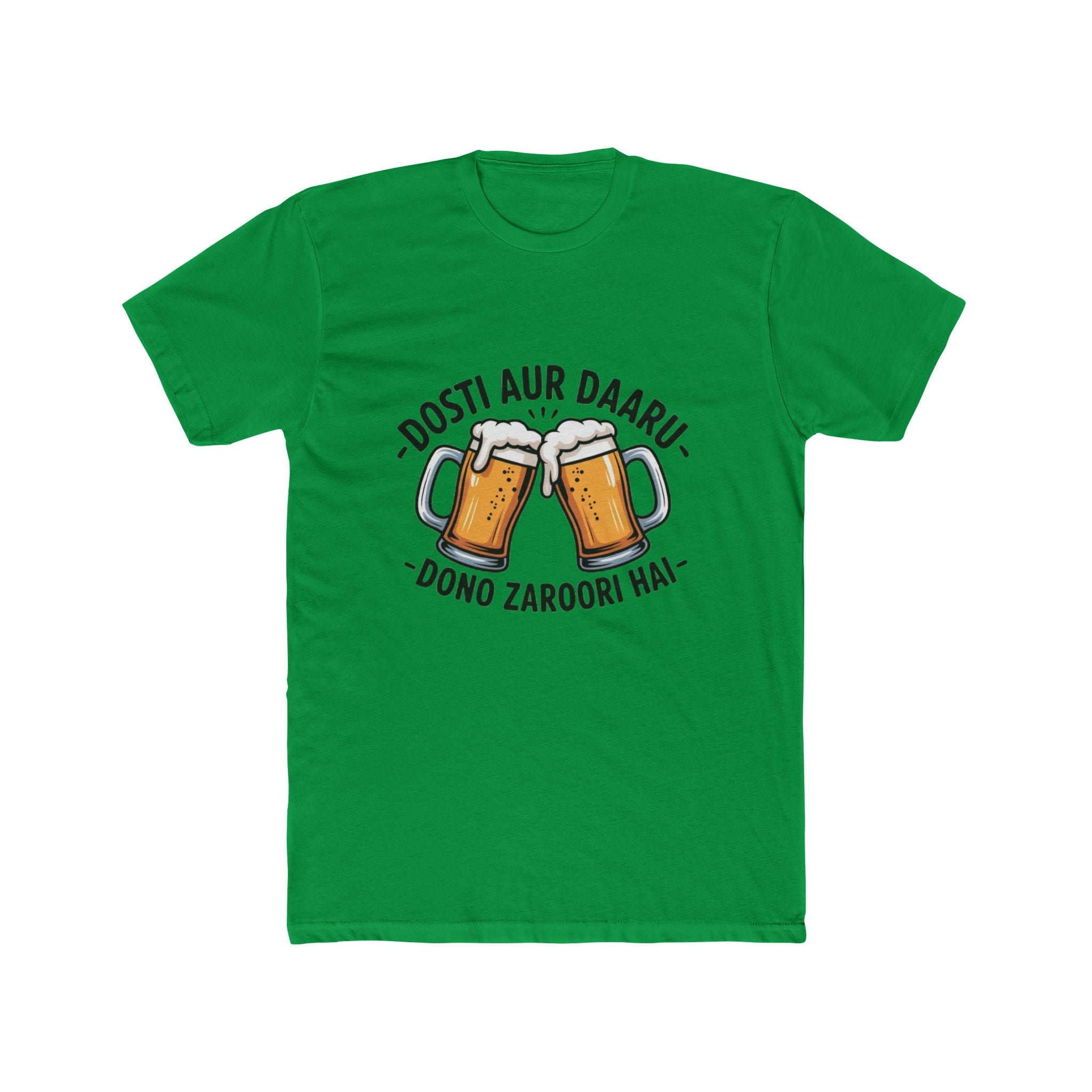 Beer Graphic Title Design Unisex Printed T-Shirt