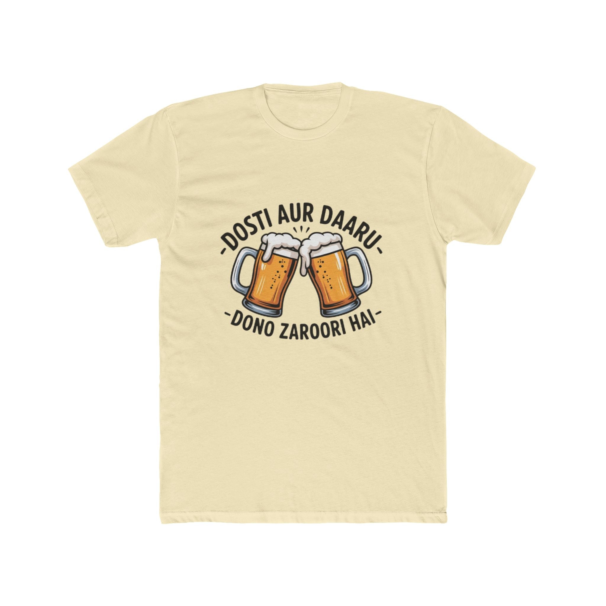 Beer Graphic Title Design Unisex Printed T-Shirt