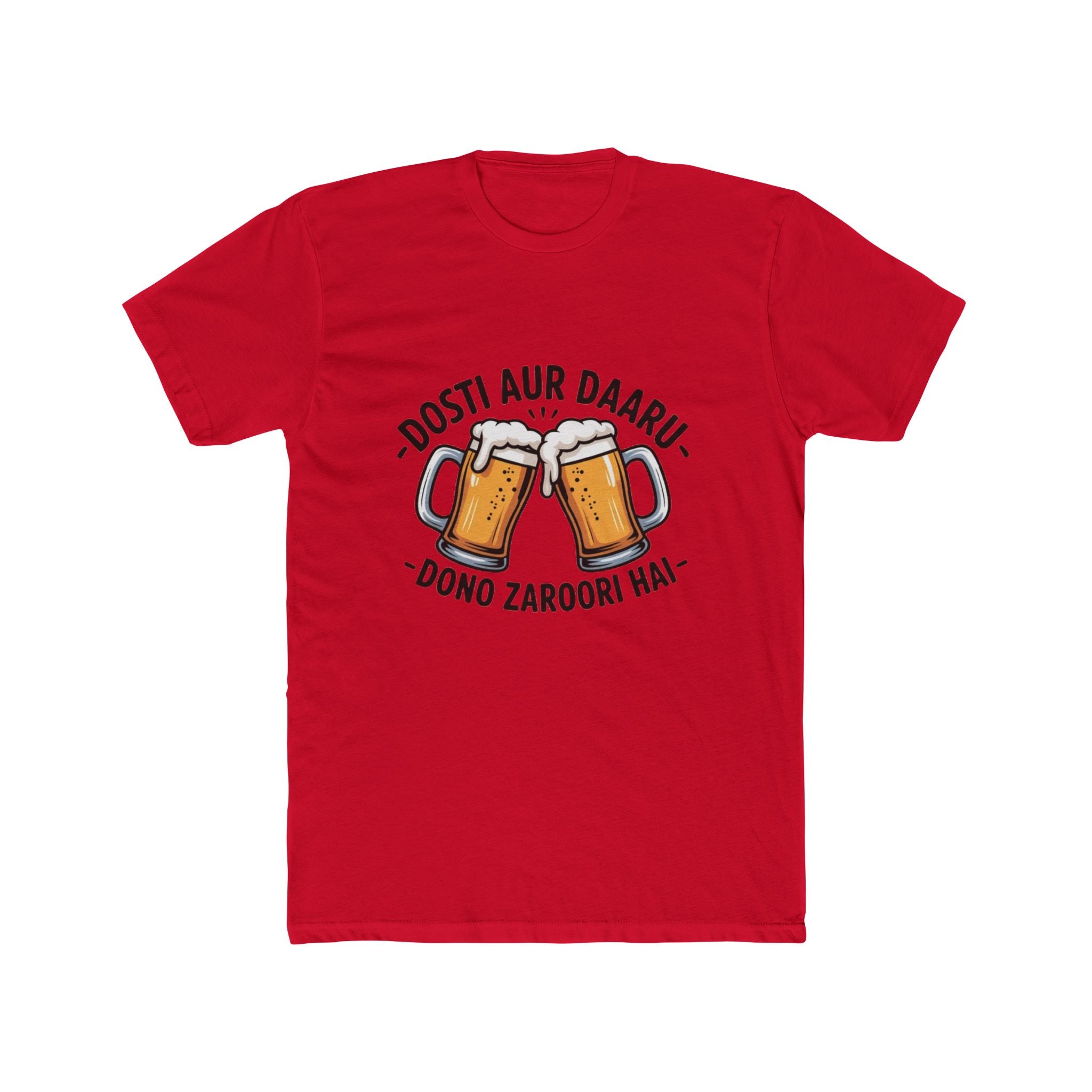 Beer Graphic Title Design Unisex Printed T-Shirt