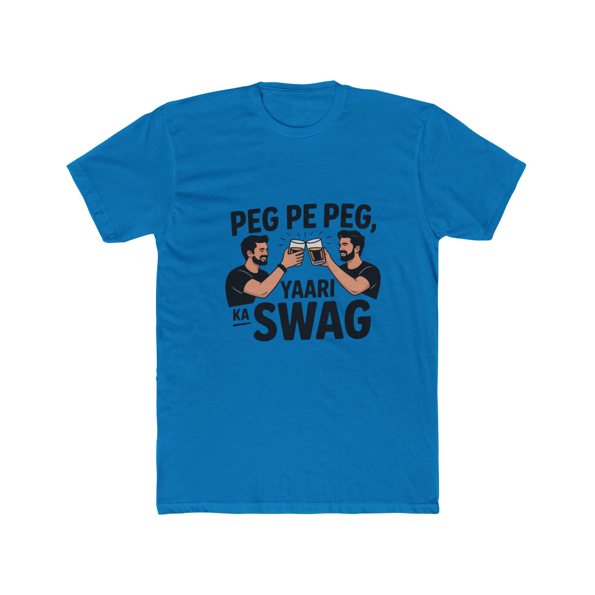Swag with Dosti Title Design Unisex Printed T-Shirt