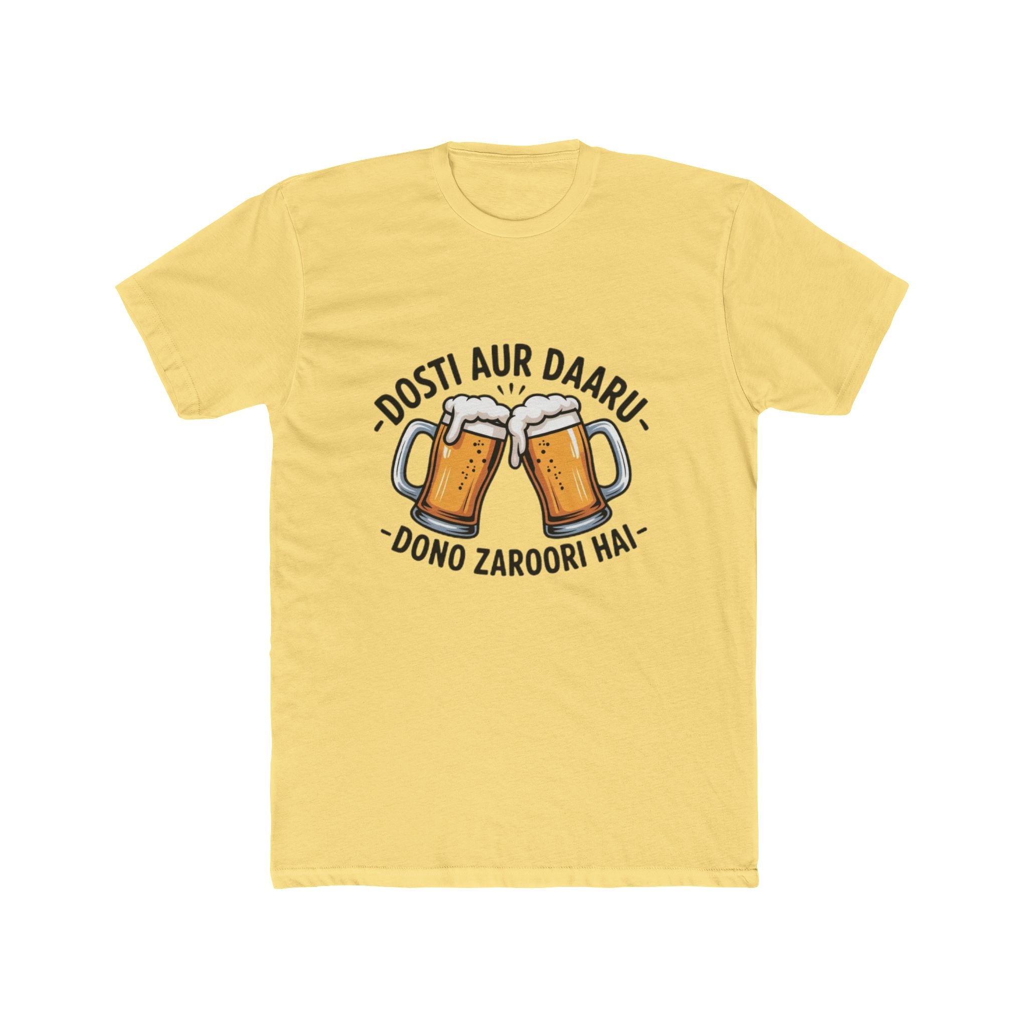 Beer Graphic Title Design Unisex Printed T-Shirt